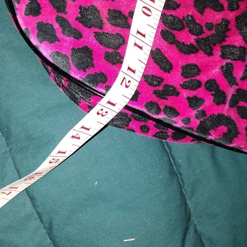 Betsey Johnson Hottie Spottie velour hobo bag